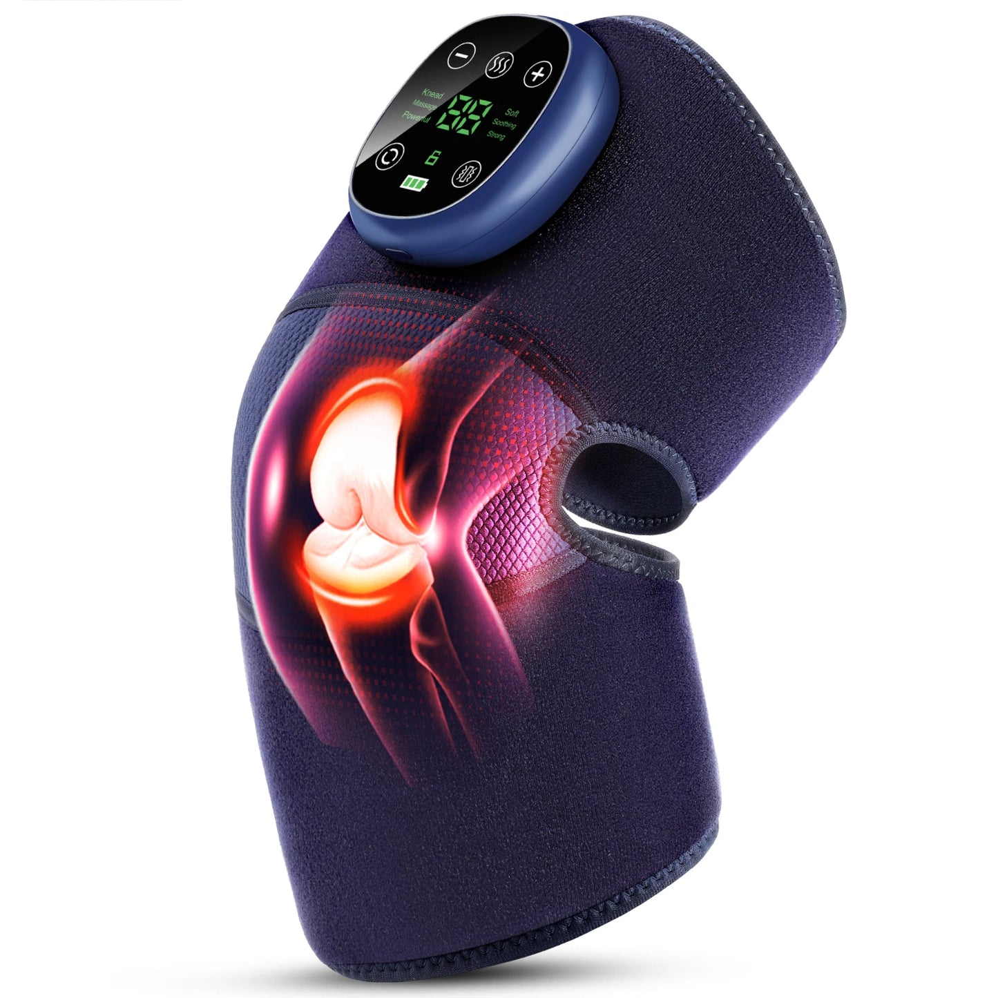 Cordless Electric Knee Joint Massager Air Compression & Hot Compress