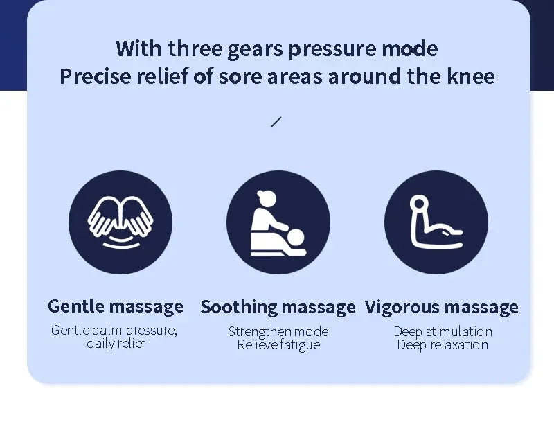 Cordless Electric Knee Joint Massager Air Compression & Hot Compress